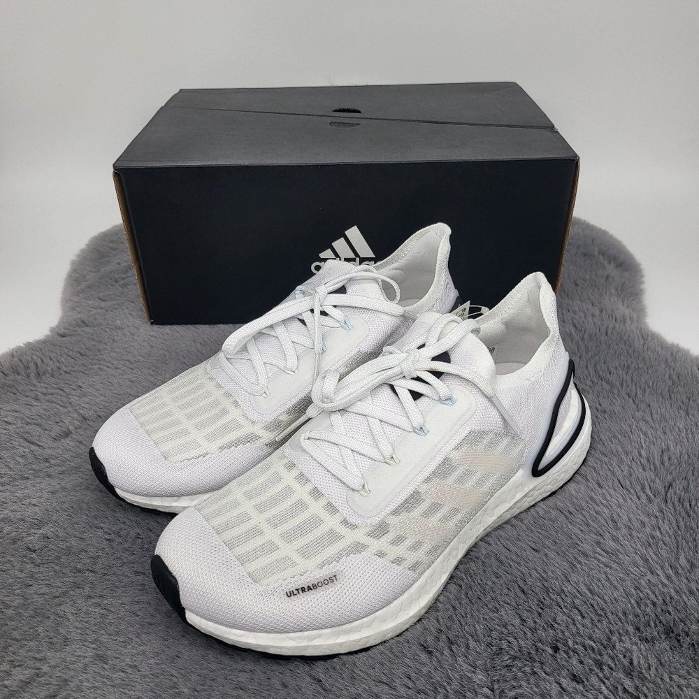 New Adidas Ultraboost Summer.RDY White Black Running Shoes